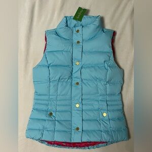 NWT Lilly Pulitzer Puffy Vest. Size Medium